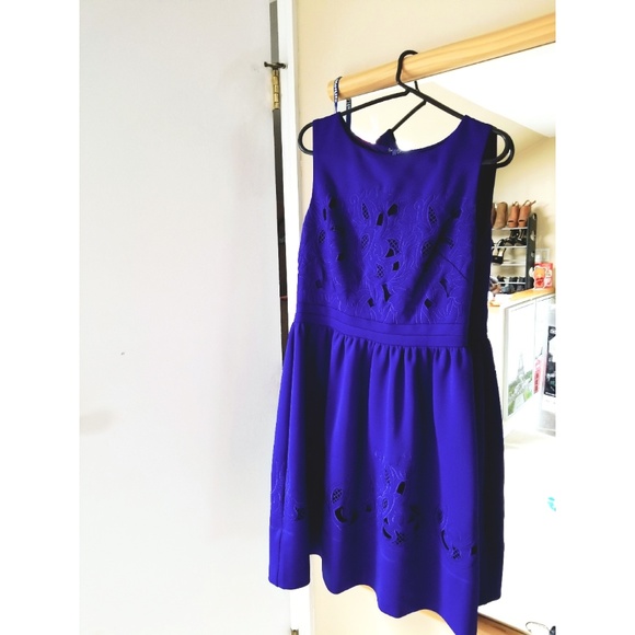 Betsey Johnson blue cocktail dress - Picture 6 of 8